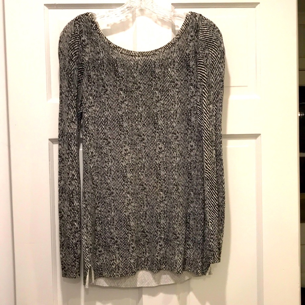 Lightweight Faux Herringbone Sweater